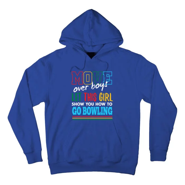 Let This Show You How To Go Bowling Funny Bowler Humor Cute Gift Tall Hoodie