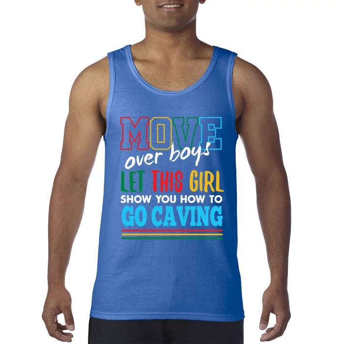 Let This Show You How To Go Caving Funny Spelunking Gift Tank Top