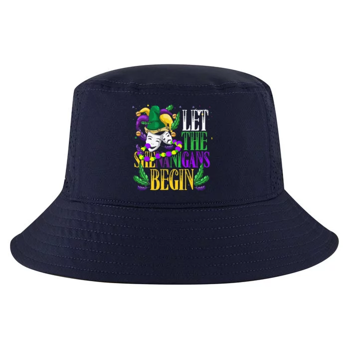 Let The Shenanigans Begin Funny Masquerade Mardi Gras Cool Comfort Performance Bucket Hat