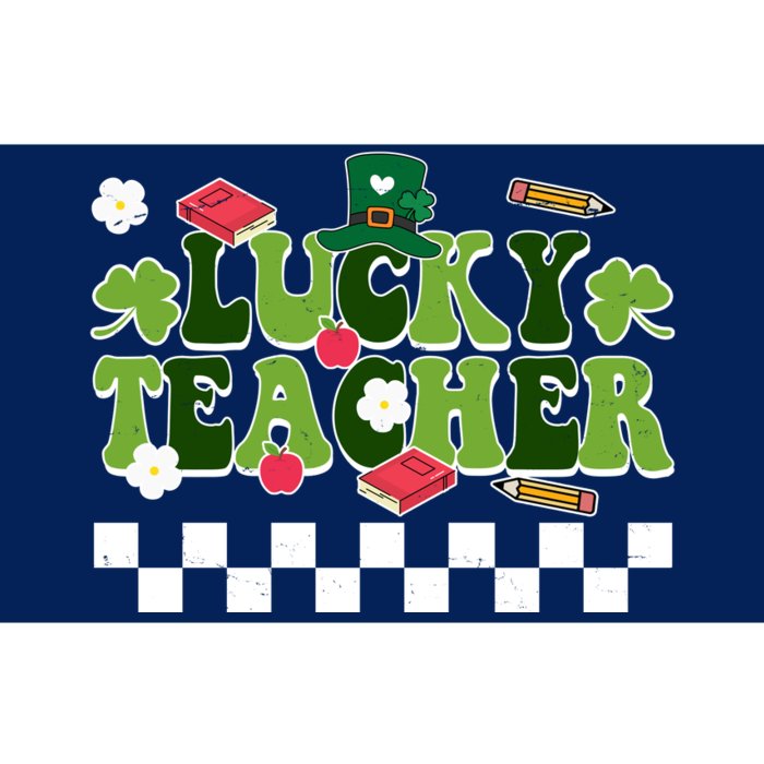 Lucky Teacher St Patrick's Day Holiday Bumper Sticker