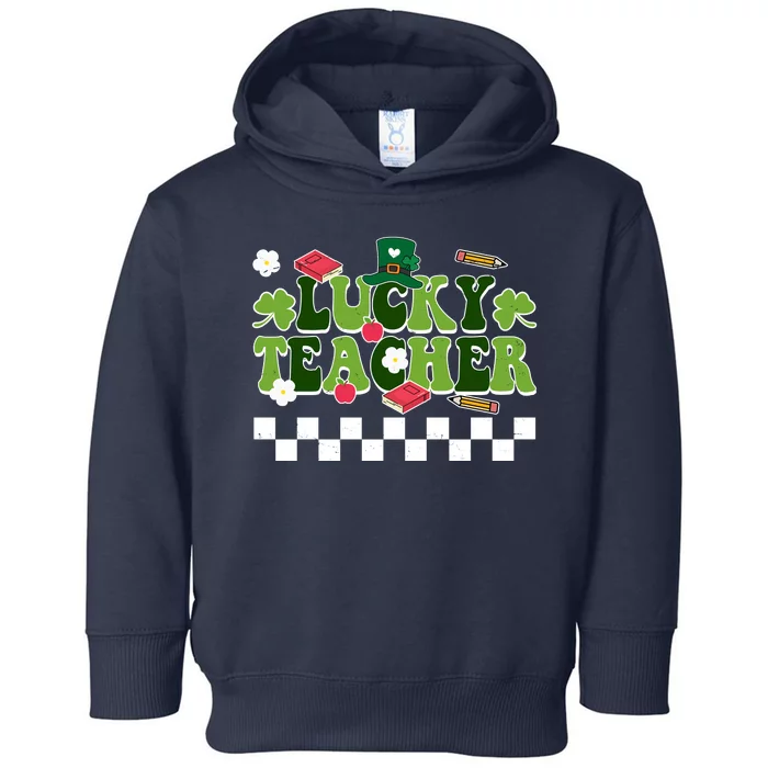 Lucky Teacher St Patrick's Day Holiday Toddler Hoodie