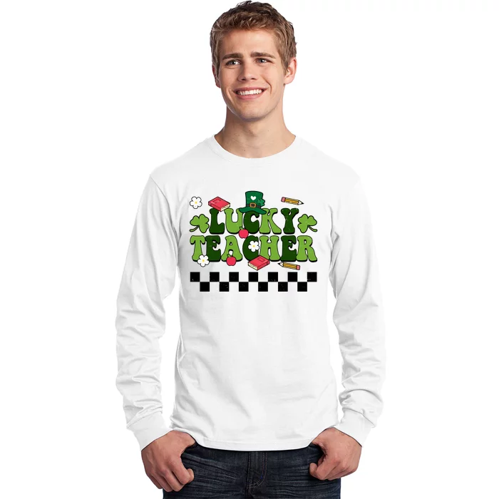 Lucky Teacher St Patrick's Day Holiday Long Sleeve Shirt