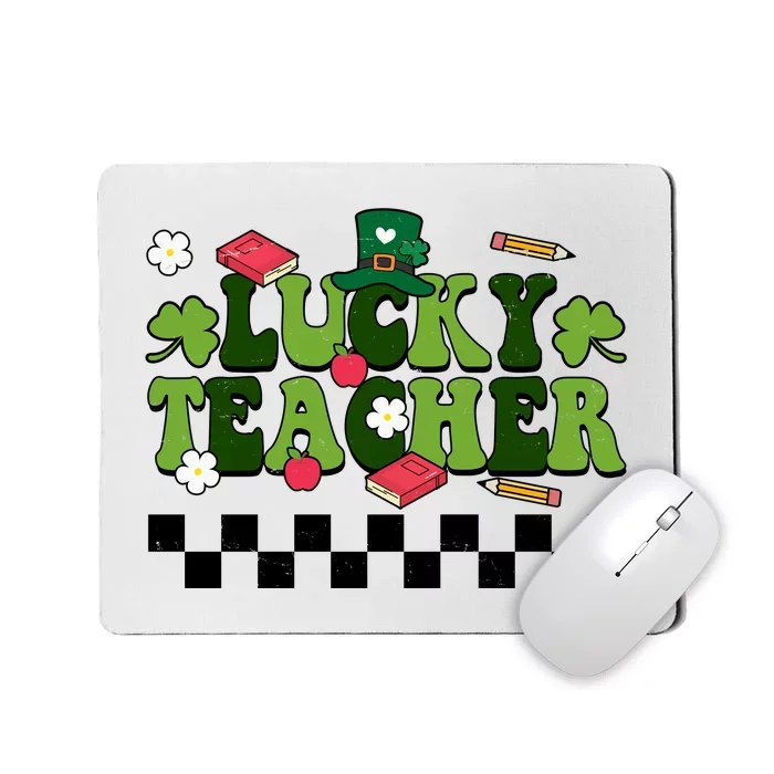 Lucky Teacher St Patrick's Day Holiday Mousepad