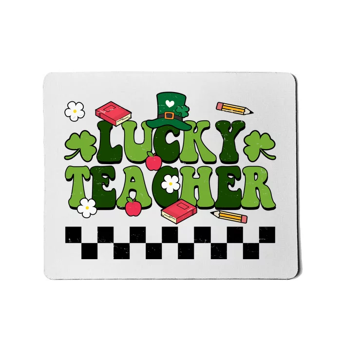 Lucky Teacher St Patrick's Day Holiday Mousepad