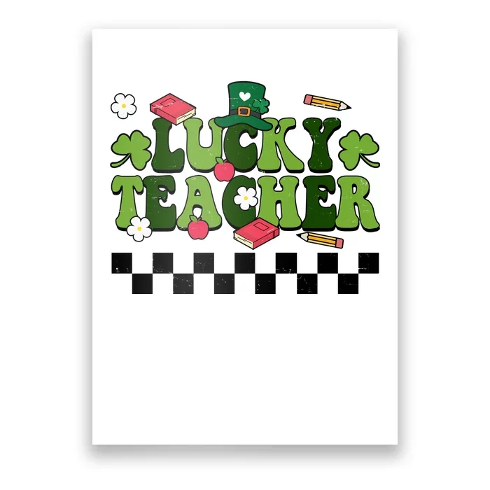 Lucky Teacher St Patrick's Day Holiday Poster