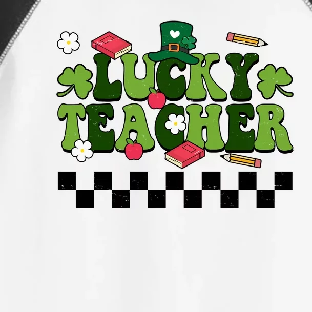 Lucky Teacher St Patrick's Day Holiday Toddler Fine Jersey T-Shirt