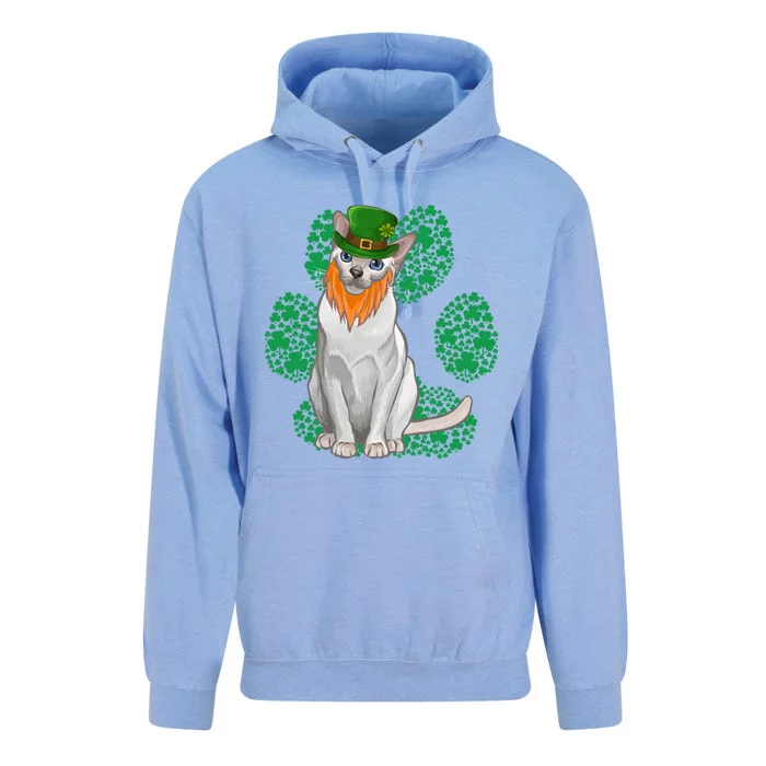 Leprechaun Tonkinese St Patricks Day Shamrock Paw Gift Unisex Surf Hoodie