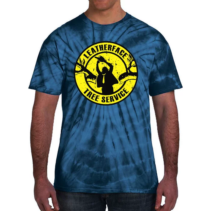 Leatherface Tree Service Tie-Dye T-Shirt