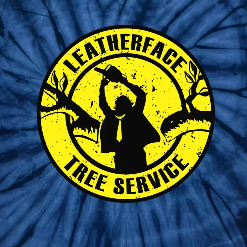 Leatherface Tree Service Tie-Dye T-Shirt