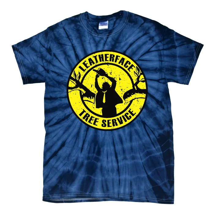 Leatherface Tree Service Tie-Dye T-Shirt