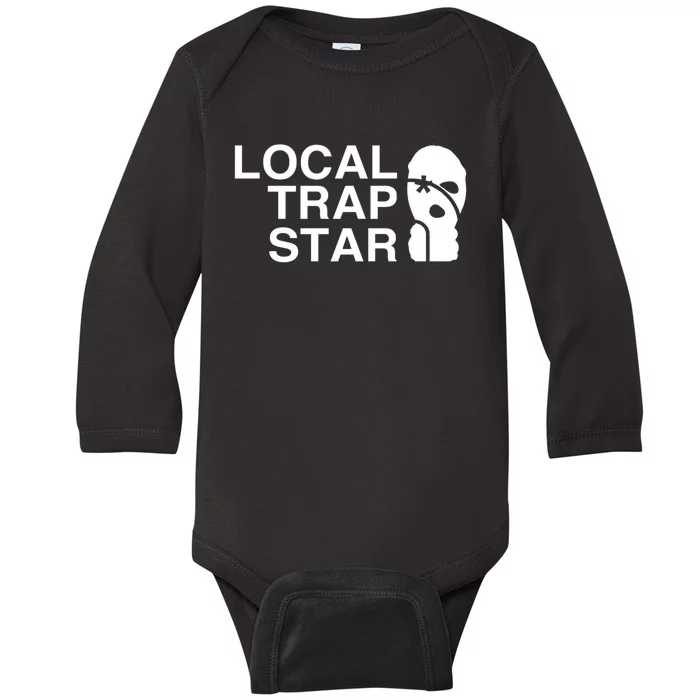 Local Trap Star Baby Long Sleeve Bodysuit