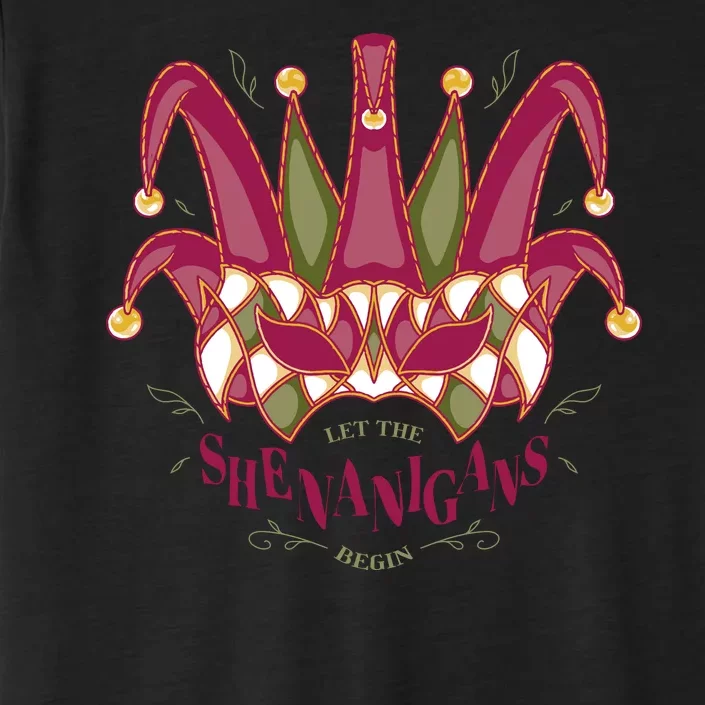 Let The Shenanigans Begin Mardi Gras ChromaSoft Performance T-Shirt