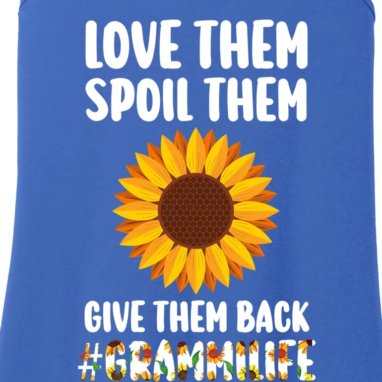 Love Them Spoil Them Give Them Back Grammilife Grandmother Gift Ladies Essential Tank