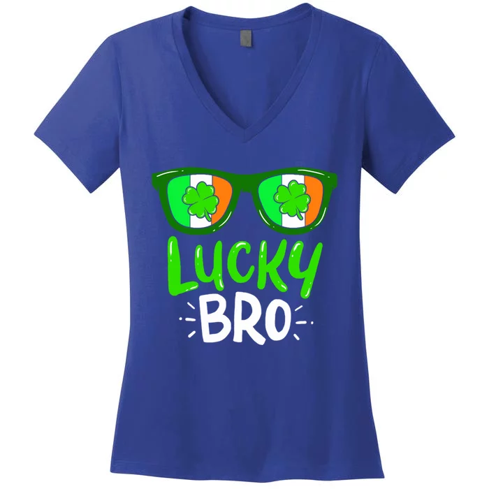 Let The Shenanigans Begin Fun Bro Tee St Patricks Day Gift Women's V-Neck T-Shirt