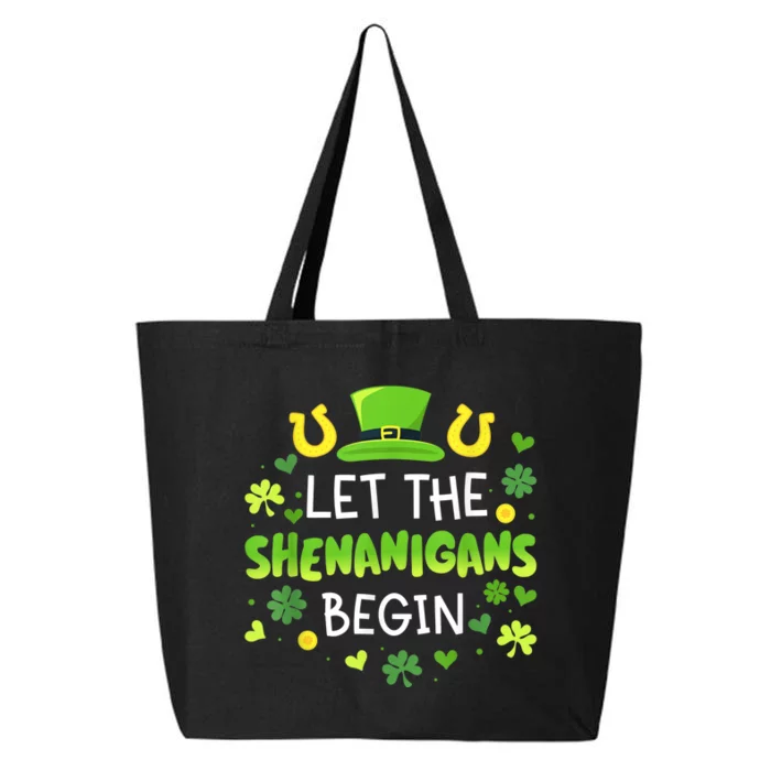 Let the shenanigans begin with shamrocks for St Patricks day 25L Jumbo Tote