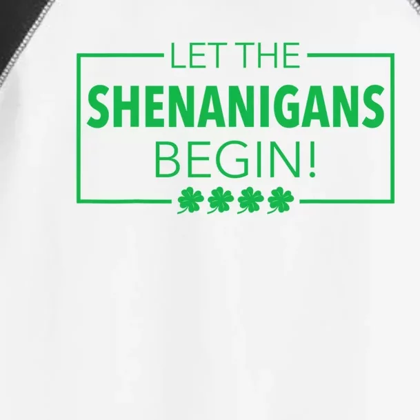 Let The Shenanigans Begin Funny St. Patricks Day Toddler Fine Jersey T-Shirt