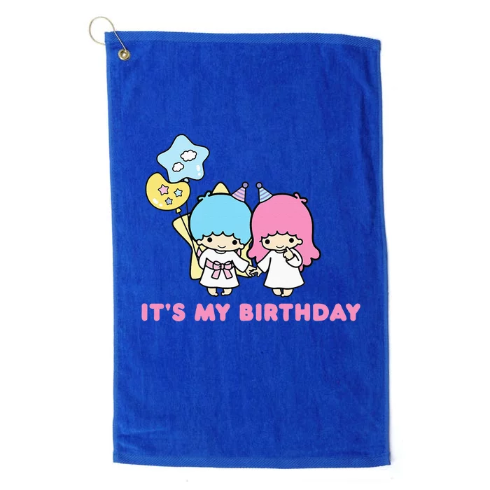 Little Twin Stars Its My Birthday Platinum Collection Golf Towel