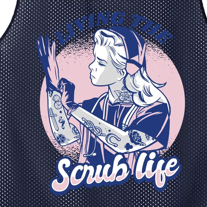 Living The Scrub Life Mesh Reversible Basketball Jersey Tank