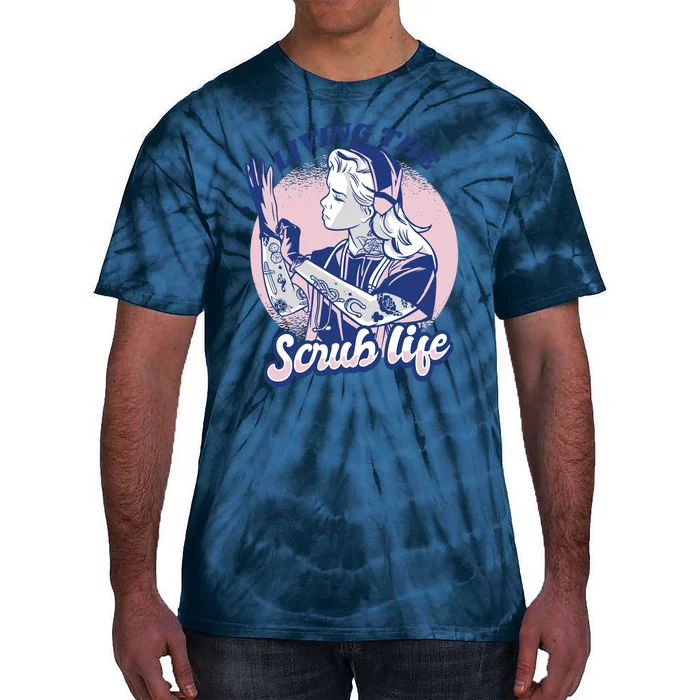 Living The Scrub Life Tie-Dye T-Shirt