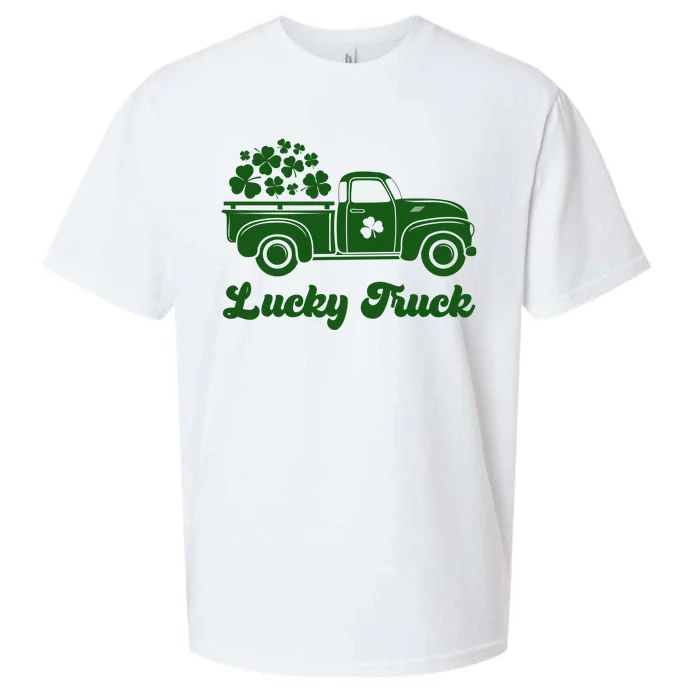 Lucky Truck St Patricks Day Sueded Cloud Jersey T-Shirt