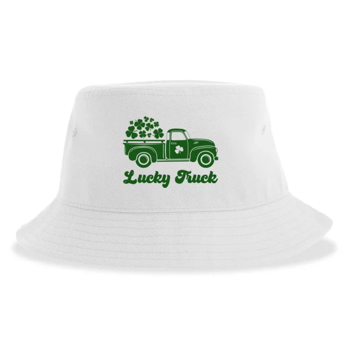 Lucky Truck St Patricks Day Sustainable Bucket Hat