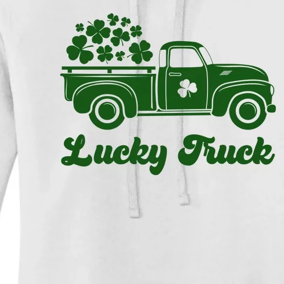 Lucky Truck St Patricks Day Women's Pullover Hoodie