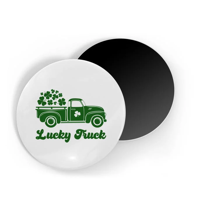 Lucky Truck St Patricks Day Magnet