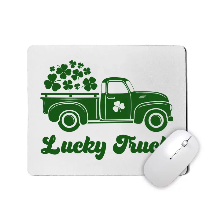 Lucky Truck St Patricks Day Mousepad