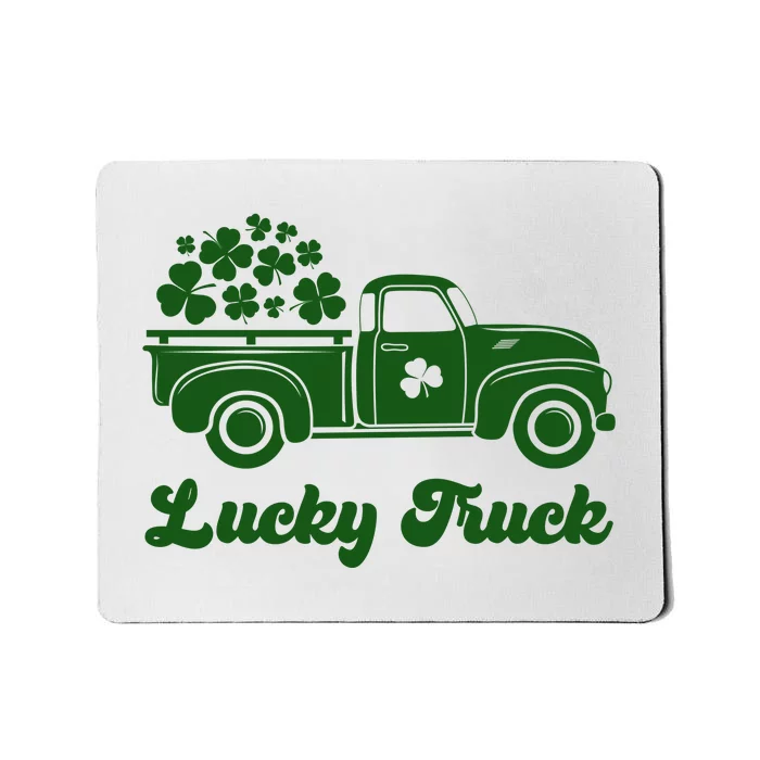 Lucky Truck St Patricks Day Mousepad