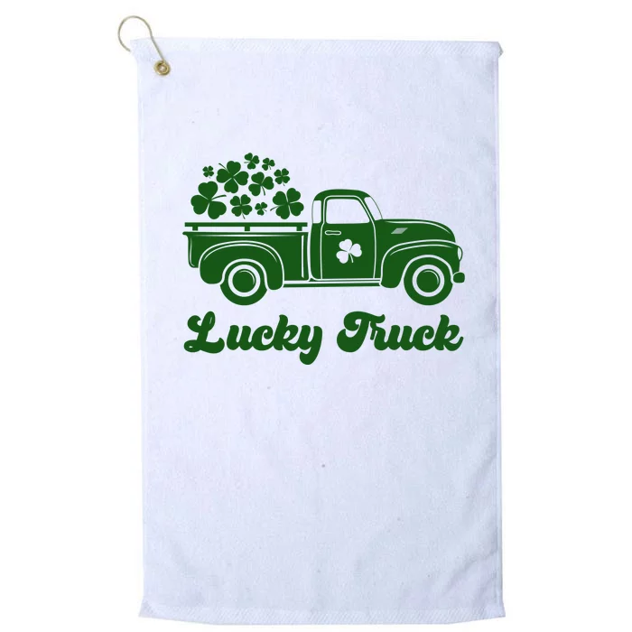 Lucky Truck St Patricks Day Platinum Collection Golf Towel