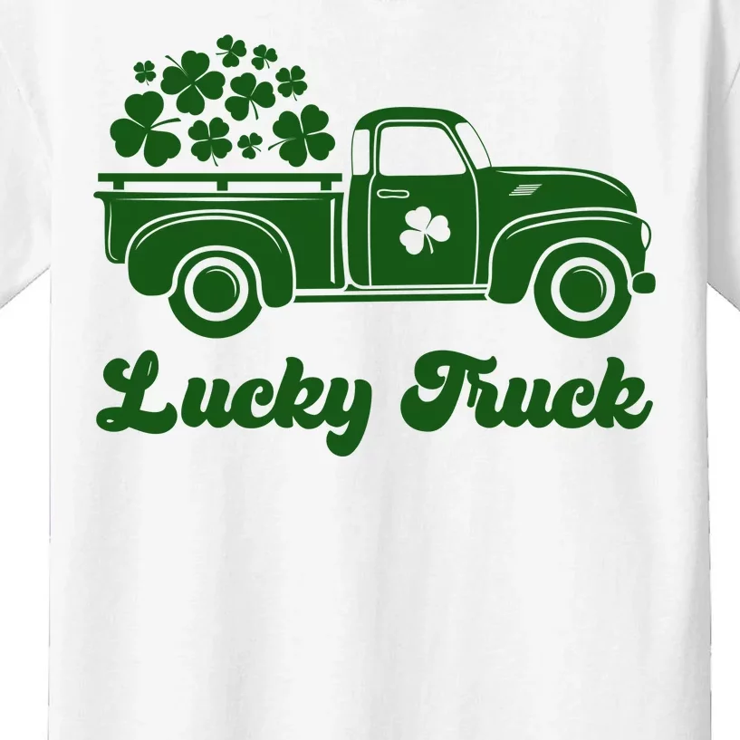 Lucky Truck St Patricks Day Kids T-Shirt