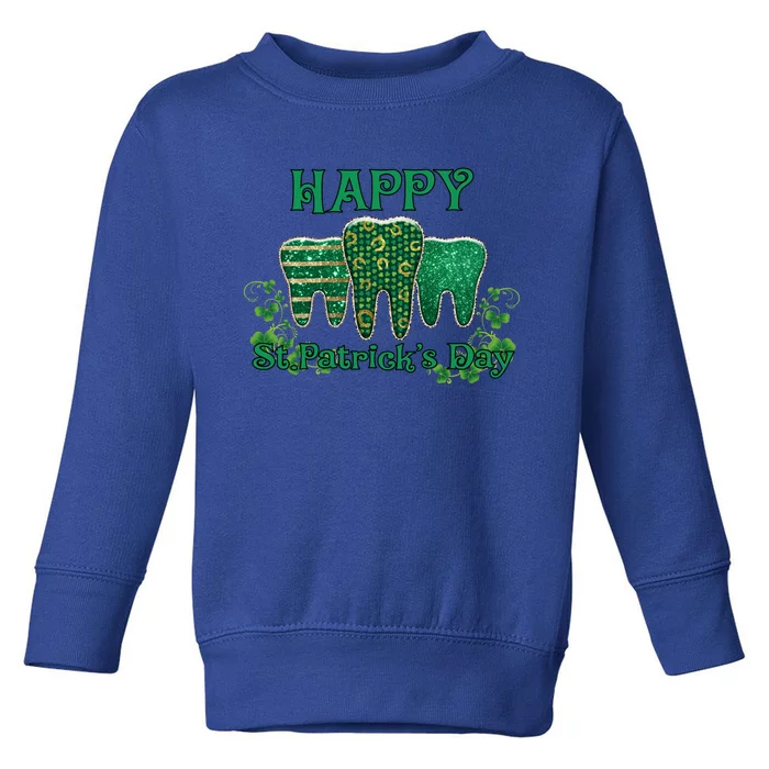 Let The Shenanigans Begin Fun Dentist Tee St Patricks Day Gift Toddler Sweatshirt