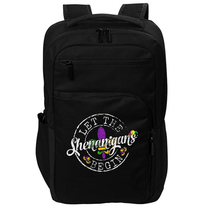 Let The Shenanigans Begin Mardi Gras Impact Tech Backpack