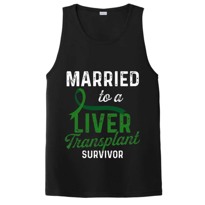 Liver Transplant Survivor Married Organ Warrior Gifts Performance Tank