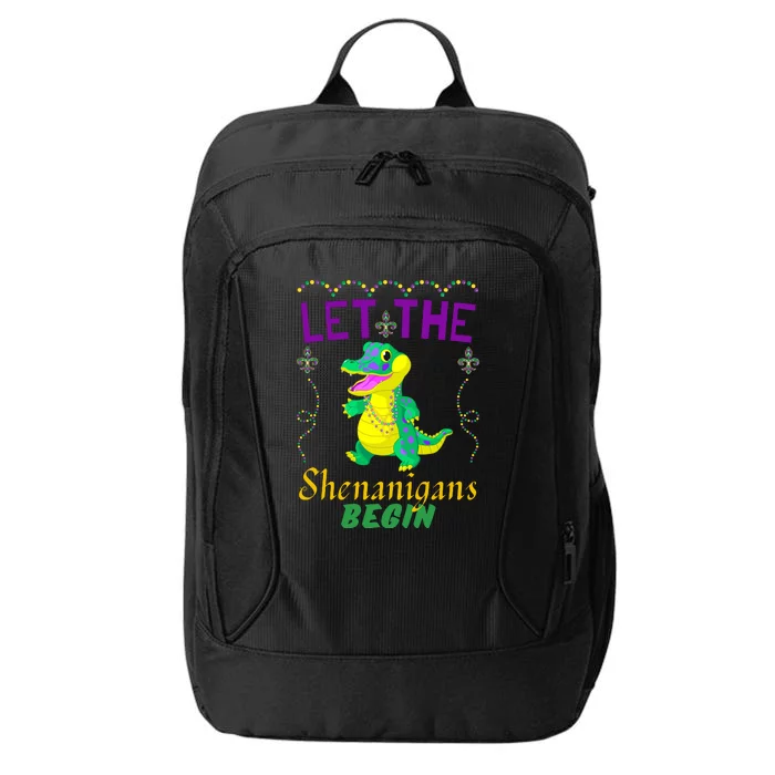 Let The Shenanigans Begin Mardi Gras City Backpack