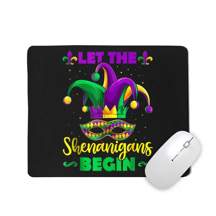 Let The Shenanigans Begin Mardi Gras K.i.d.s m.e.n Wom.e.n Tank Top Mousepad