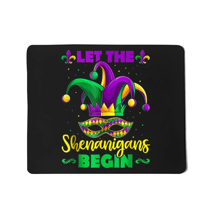 Let The Shenanigans Begin Mardi Gras K.i.d.s m.e.n Wom.e.n Tank Top Mousepad