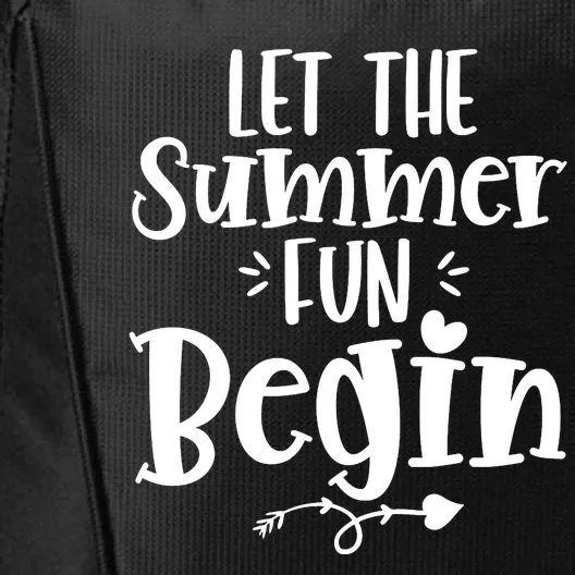 Let The Summer Fun Begin Vacation City Backpack