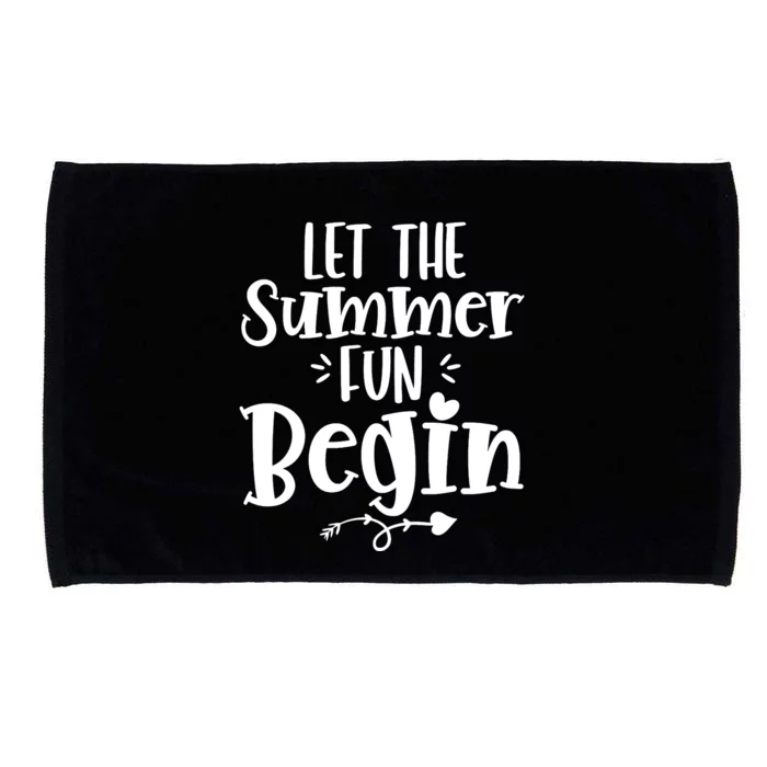 Let The Summer Fun Begin Vacation Microfiber Hand Towel