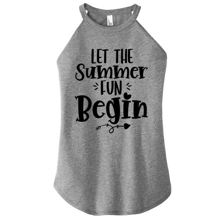 Let The Summer Fun Begin Vacation Women’s Perfect Tri Rocker Tank