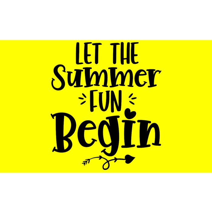 Let The Summer Fun Begin Vacation Bumper Sticker