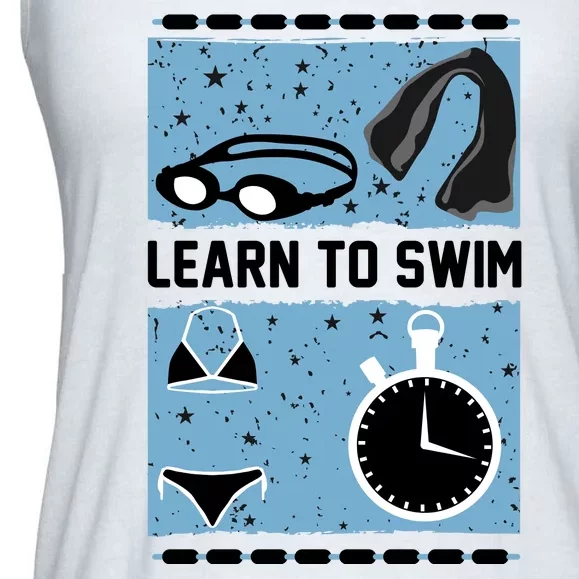 Learn To Swim Ladies Essential Flowy Tank