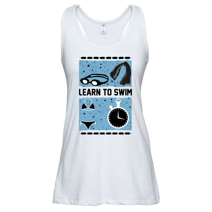 Learn To Swim Ladies Essential Flowy Tank