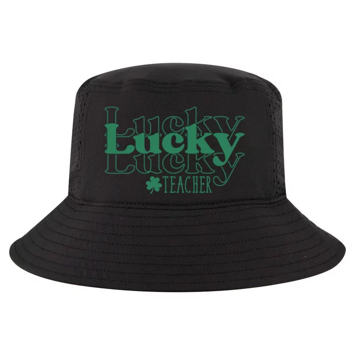 Lucky Teacher St Patricks Day Cool Comfort Performance Bucket Hat