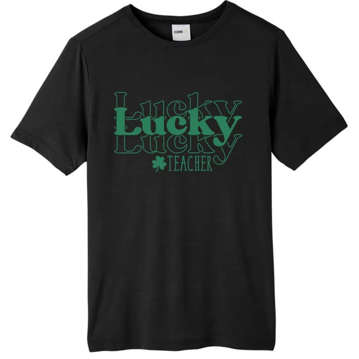 Lucky Teacher St Patricks Day ChromaSoft Performance T-Shirt