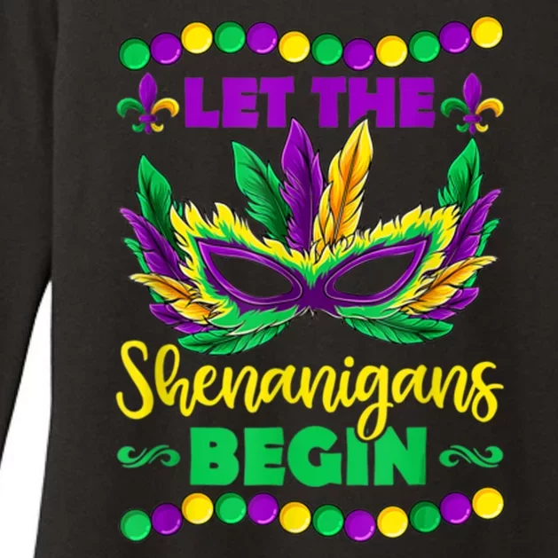 Let The Shenanigans Begin Mardi Gras Womens CVC Long Sleeve Shirt