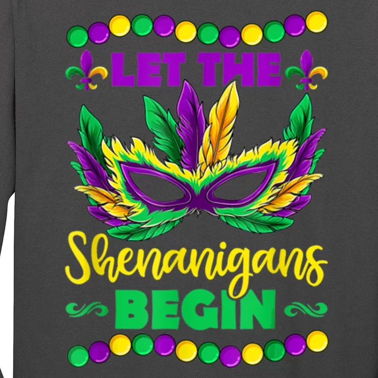 Let The Shenanigans Begin Mardi Gras Long Sleeve Shirt