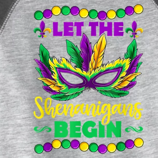 Let The Shenanigans Begin Mardi Gras Toddler Fine Jersey T-Shirt