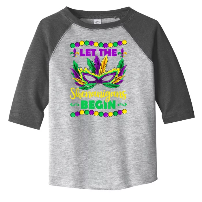 Let The Shenanigans Begin Mardi Gras Toddler Fine Jersey T-Shirt