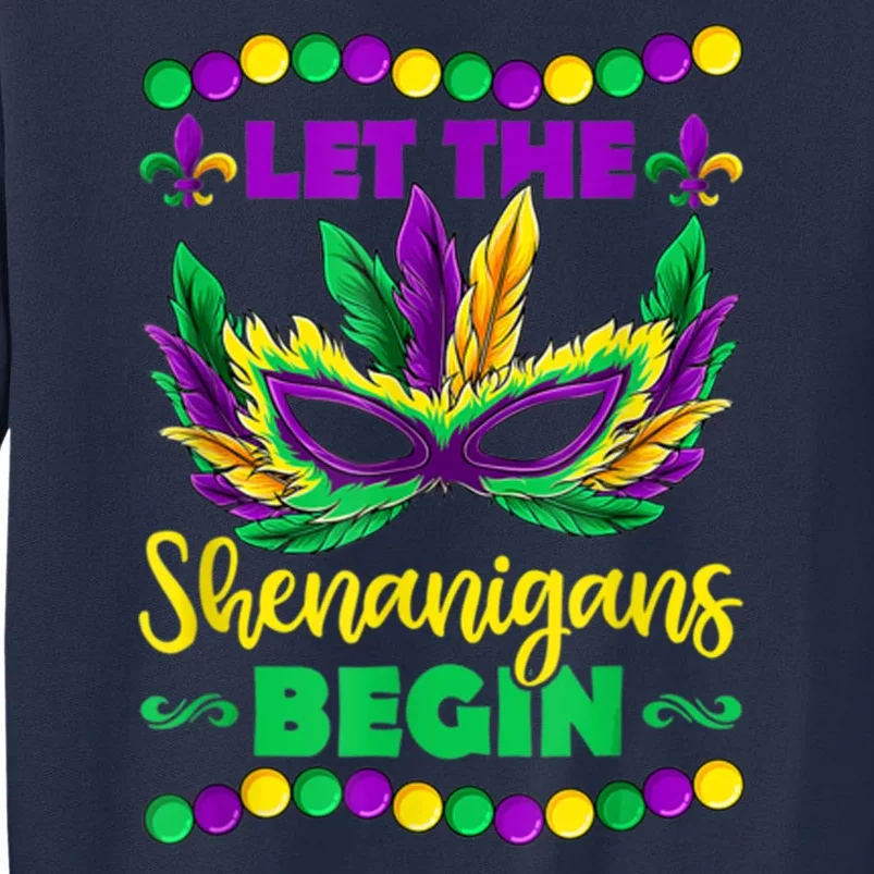 Let The Shenanigans Begin Mardi Gras Sweatshirt